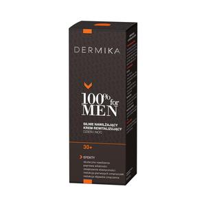 Dermika 100% for men cream 30+ silnie nawilajcy krem rewitalizujcy na dzie i na noc 50ml - 2872065935