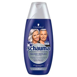 Schauma silver reflex shampoo szampon przeciw tym tonom do wosw siwych biaych i blond 250ml - 2872812227