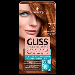 Gliss color care moisture farba do wosw 7-7 ciemny miedziany blond - 2872812259