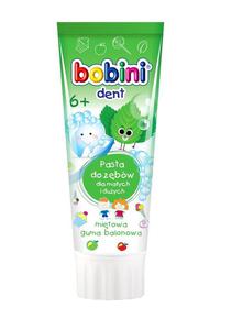 Bobini bobini dent pasta do zbw dla maych i duych powyej 6-go roku ycia mitowa guma balonowa 75ml - 2872812979