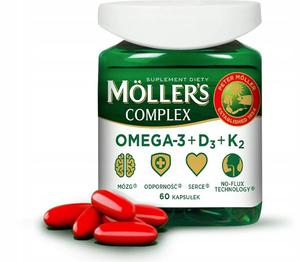 Mller's complex omega-3 + d3 + k2 suplement diety 60 kapsuek - 2872965499