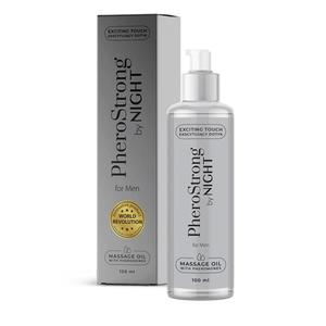 Pherostrong by night for men massage oil with pheromones olejek do masau z feromonami 100ml - 2872815432