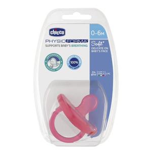 Chicco physioforma smoczek silikonowy uspokajajcy soft 0-6m jasnorowy 1szt - 2872966158