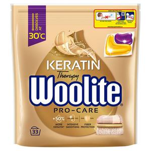 Woolite keratin therapy pro-care uniwersalne kapsuki do prania z keratyn 33szt - 2873406607