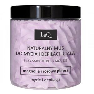 Laq naturalny mus do mycia i depilacji ciaa magnolia i rowy pieprz 250ml - 2876444481