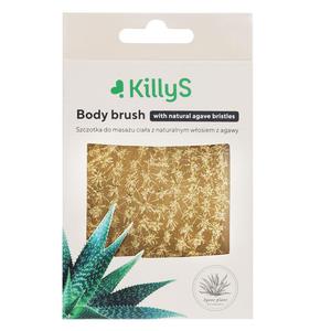 Killys body brush szczotka do ciaa z naturalnym wosiem z agawy - 2874329187