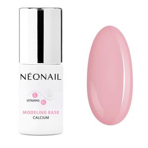 Neonail modeling base calcium baza hybrydowa neutral pink 7.2ml - 2874478950