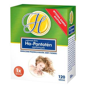 Ha-pantoten optimum wosy skra i paznokcie suplement diety 120 tabletek - 2874479693