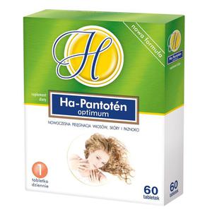 Ha-pantoten optimum wosy skra i paznokcie suplement diety 60 tabletek - 2874479694