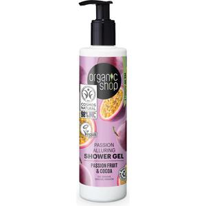 Organic shop passion alluring shower gel odprajcy el pod prysznic passion fruit & cocoa 280ml - 2874847899