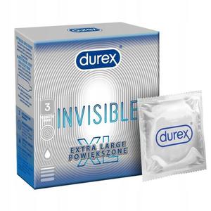 Durex invisible extra large prezerwatywy powikszone 3 szt - 2875278053