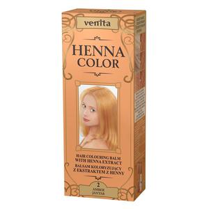 Venita henna color balsam koloryzujcy z ekstraktem z henny 2 jantar 75ml - 2875707041