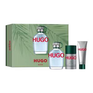 Hugo boss hugo man zestaw woda toaletowa spray 125ml + dezodorant sztyft 75ml + el pod prysznic 50ml - 2876445724