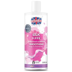 Ronney silk sleek professional conditioner smoothing wygadzajca odywka do wosw cienkich i matowych 1000ml - 2876447053