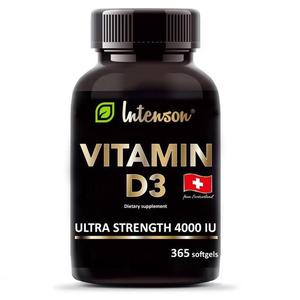 Intenson witamina d3 4000 iu suplement diety 365 kapsuek - 2876447135