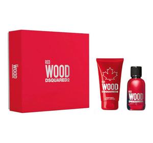 Dsquared2 red wood pour femme zestaw woda toaletowa spray 100ml + balsam do ciaa 150ml - 2876447680