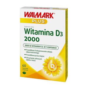 Walmark plus witamina d3 2000 suplement diety 60 kapsuek - 2876449885