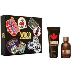 Dsquared2 wood pour homme zestaw woda toaletowa spray 100ml + el pod prysznic 150ml - 2876782770