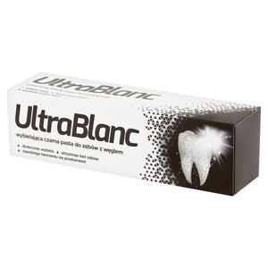 Ultrablanc wybielajca czarna pasta do zbw z wglem 75ml - 2878410936