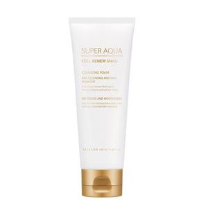 Missha super aqua cell renew snail cleansing foam pianka myjca z ekstraktem ze luzu limaka 100ml - 2878410955