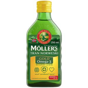 Mller's gold tran norweski suplement diety cytrynowy 250ml - 2877943032