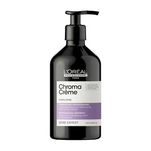 L'oreal professionnel serie expert chroma creme purple shampoo kremowy szampon do neutralizacji tych tonw na wosach blond 500ml - 2876783889