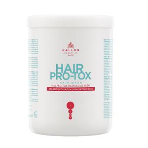 Kallos hair pro-tox hair mask maska do wosw z keratyn kolagenem i kwasem hialuronowym 1000ml - 2878410980