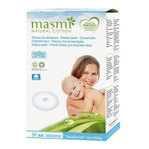 Masmi natural cotton wkadki laktacyjne z baweny organicznej 30szt - 2878410984