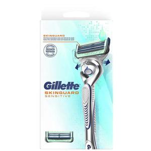 Gillette skinguard sensitive maszynka do golenia + wymienne ostrza - 2876785475