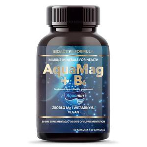 Intenson aquamag + b6 naturalny magnez suplement diety 60 kapsuek - 2876786252