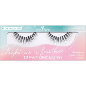 Essence light as a feather 3d faux mink lashes sztuczne rzsy wielokrotnego uytku z efektem 3d 01 light up your life - 2876786257