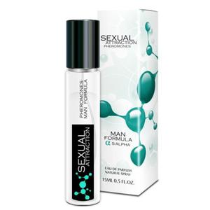 Sexual attraction pheromones man formula 5-alpha feromony dla mczyzn woda perfumowana spray 15ml - 2876929965