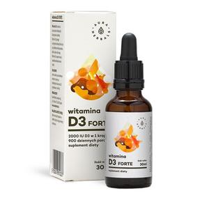 Aura herbals witamina d3 forte suplement diety w kroplach 30ml - 2877389139