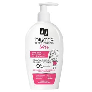 Aa intymna ochronapielgnacja kremowa emulsja do higieny intymnej baby girls 0% 300ml - 2877389273