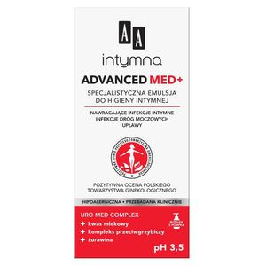 Aa intymna advanced med+ specjalistyczna emulsja do higieny intymnej ph 3.5 300ml - 2877389315