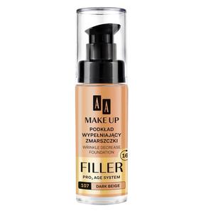 Aa make up filler podkad wypeniajcy zmarszczki 107 dark beige 30ml - 2877389373