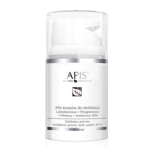 Apis exfoliation acid mix kwasw do eksfoliacji laktobionowy + pirogronowy + mlekowy + azelainowy 40% 50ml - 2877390005