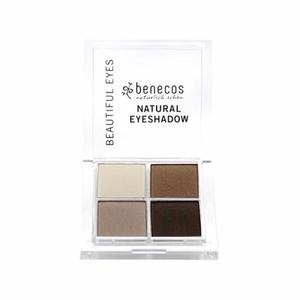 Benecos natural quattro eyeshadow paletka 4 naturalnych cieni do powiek coffee cream 8g - 2878411201