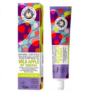 Bania agafii natural toothpaste naturalna pasta do zbw dzikie jabko z syberii 85g - 2877390384