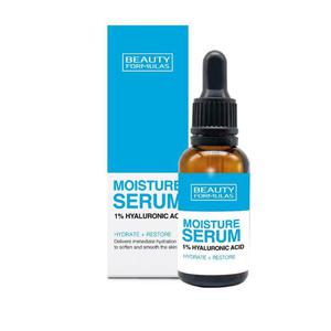 Beauty formulas moisture serum nawilajce serum do twarzy 1% hyaluronic acid 30ml - 2877391554