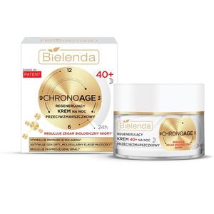 Bielenda chrono age regenerujcy krem przeciwzmarszczkowy na noc 40+ 50ml - 2877391696