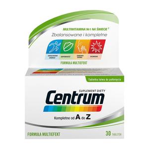 Centrum kompletne od a do z zestaw witamin i mineraw suplement diety 30 tabletek - 2877943306