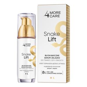 More4care snake lift byskawiczne serum-elazko do twarzy szyi i dekoltu 35ml - 2877846456