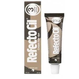 Refectocil eyelash and eyebrow tint henna do brwi i rzs 3 natural brown 15ml - 2877846739