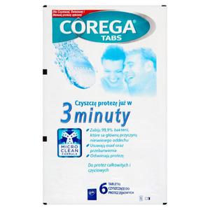 Corega tabs tabletki czyszczce do protez 6 tabletek - 2877847038