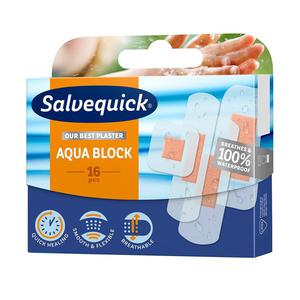 Salvequick aqua block wodoodporne plastry opatrunkowe 16szt. - 2877848714