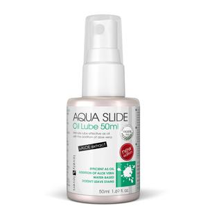 Lovely lovers aqua slide oil lube olejek intymny na bazie wody z dodatkiem aloesu 50ml - 2877849223