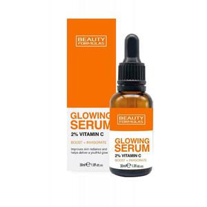 Beauty formulas glowing serum rozjaniajce serum do twarzy 2% vitamin c 30ml - 2877849280