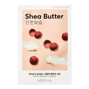 Missha airy fit sheet mask nawilajco-odywcza maseczka w pachcie z masem shea shea butter 19ml - 2877943578