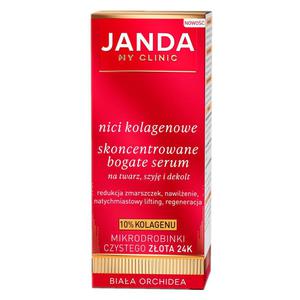 Janda nici kolagenowe skoncentrowane bogate serum na twarz szyj i dekolt 30ml - 2878413739